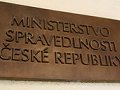 Ministerstvo spravedlnosti - deska