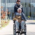 Nurse and man in wheelchair