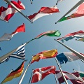 European flags